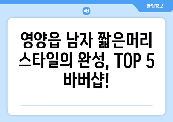 경상북도 영양군 영양읍 남자 짧은머리 바버샵 잘하는 곳 추천 TOP 5